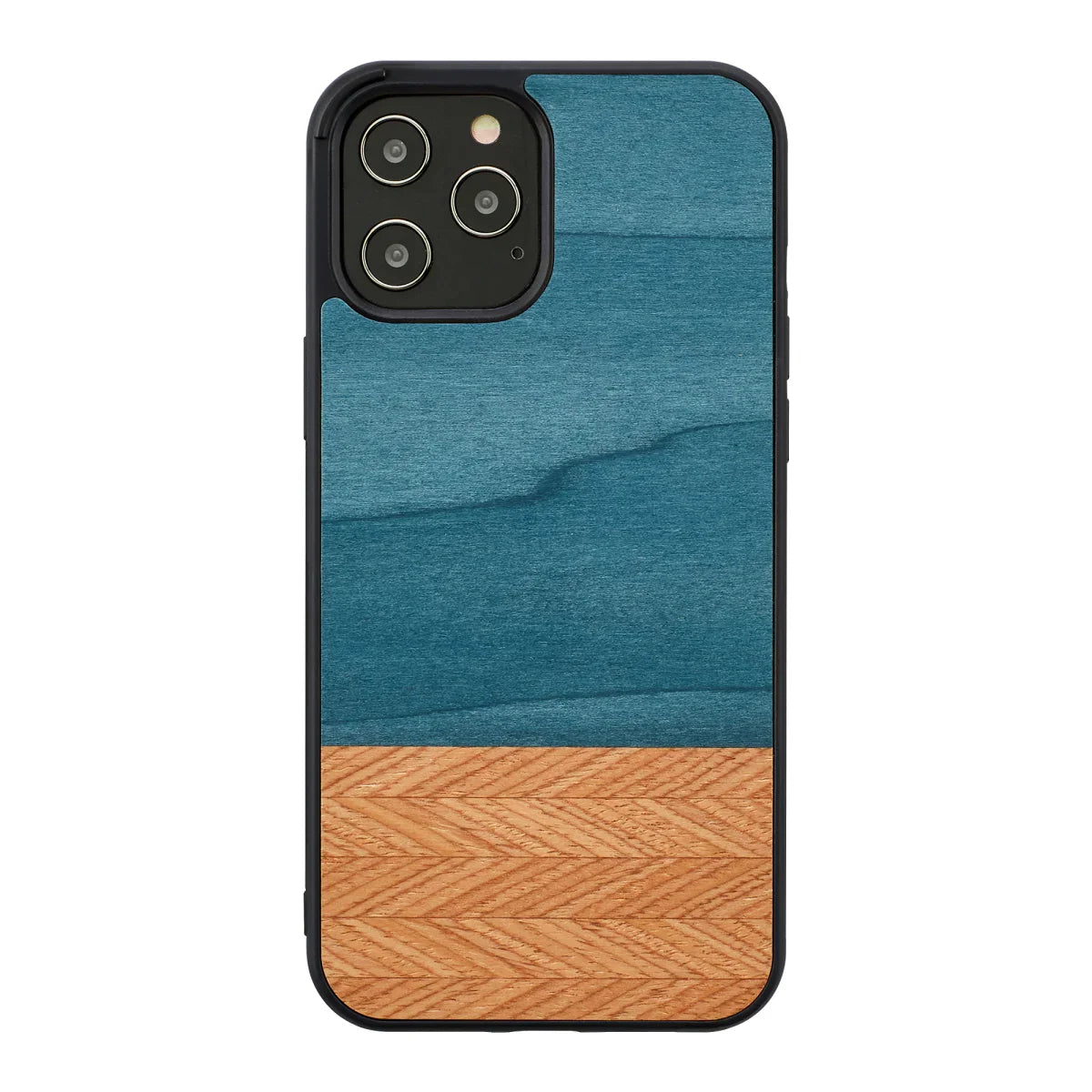 Man & Wood Case For iPhone 12 Pro Max - Denim - Tashqila Man & Wood Case For iPhone 12 Pro Max - Denim - Tashqila